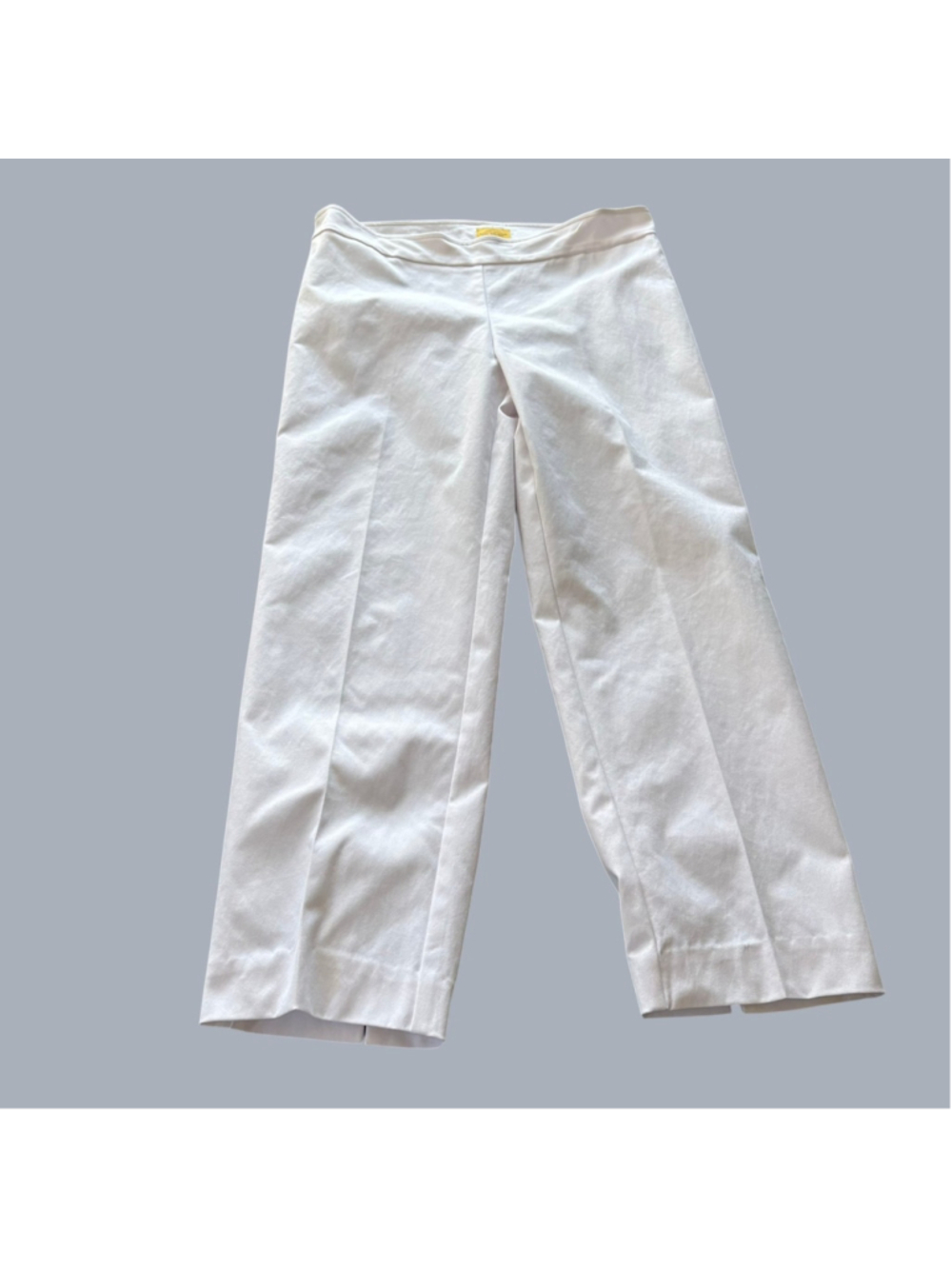 Roberta Roller Rabbit Enzo Capri Pants White Cropped Pull On Size 10